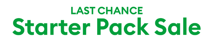 Last chance: Starter Pack Sale